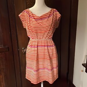 Madewell Brooklyn & Broome Sized 0 Striped Dress with Pockets